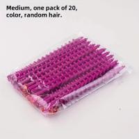 ราคา 20ชิ้นชุดเครื่องม้วนผมแกนดัดผม Spiral Rambut งานประดิษฐ์ทำด้วยตัวเองพลาสติกสำหรับช่างตัดผมดัดลอนแกนดัดผม (23614241794)