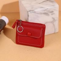 ราคา กระเป๋าใส่เหรียญแบบสั้นกระเป๋าใส่เหรียญขนาดเล็กมีซิปกระเป๋าใส่บัตรกระเป๋าใส่กุญแจ (23836434075)