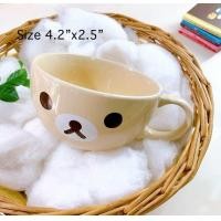 ราคา 010 Rilakkuma ริลักคุมะ ของแท้ 100 จากญี่ปุ่น No box แก้วเซรามิค แก้วคุมะ แก้วซุป ขนาด 4 2 x 2 5 นิ้ว เข้าไมโครเวฟได้ (17353849535)