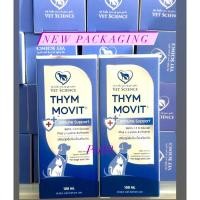 ราคา Thymmovit แพคเกจใหม่ วิตามินรวมชนิดน้ำเสริมภูมิคุ้มกัน สำหรับสุนัขและแมว 100 ml (22826183991)