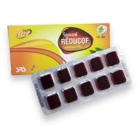 ราคา พร้อมส่ง Reducof herbal jelly lozenge ลูกอมแก้ไอเม็ดเฉาก๊วย แผง 10 เม็ด (21725939869)