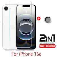 ราคา สำหรับ Iphone 16e IPhone16e 2025คลุมทั้งหมดฟิล์มกระจกนิรภัยฟิล์มกันรอยด้านหน้าเลนส์ด้านหลังป้องกันหน้าจอเลนส์กล้องหลังกระจก (24187502239)
