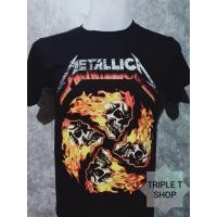 ราคา เสื้อยืดคอกลม สกรีนลาย METALLICA (7982900413)