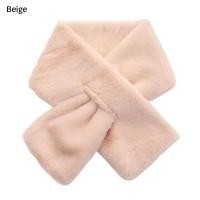 ราคา รองรับCOD 85ซม ผ้าพันคอแบบสอดขน เฟอร์นุ่ม ผ้าพันคอกันหนาว แบบสั้น สีสวย (23509560967)