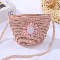 ราคา Womens Shoulder Bag Flower Doll Decorated Coin Purse Mobile Phone Bag Woven Bag Flower One Shoulder Cross Shoulder Mini Shell Bag Beach Vacation Fashion Womens Bag (23346119946)