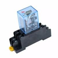 ราคา รีเลย์ LY2 LY4 10A RELAY 12VDC 24VDC110V 220VAC Socket PTF 08A (12049344413)
