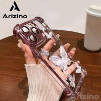 ราคา เคสโทรศัพท์สำหรับ Samsung A56 A55 A06หรูหราสีชมพูไหลผีเสื้อชุบโลหะด้วยไฟฟ้าเคสซิลิโคนปองกันโดยทำให้หนาขึ้นสี่มุมกล้องตก (24441775180)