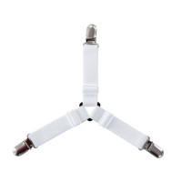 ราคา สายรัดมุมเตียงนอน สายรัดมุมผ้าปูที่นอน สายรัดผ้าปูที่นอน 1 เซต มี 4 เส้น ยางรัดมุมเตียงนอนให้ตึง แก้ปัญหาผ้าปูหลุดง่าย (23605358393)