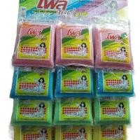 ราคา ฟองน้ำหุ้มตาข่าย โพลีไบรท แผงละ24ชิ้น (24472606578)