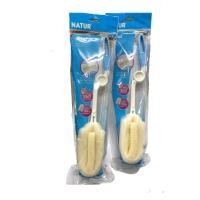 ราคา NATURเนเจอร์ แปรงล้างขวดนมฟองน้ำ ด้ามหมุน 360 องศา รหัส80197 จำนวน1ด้าม (13207084793)