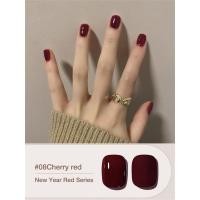 ราคา ยาทาเล็บเจล UV แดง15 มล สําหรับตกแต่งเล็บเจล สีทาเล็บเจล พร้อมส่ง doom (24582967719)