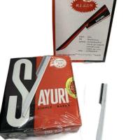 ราคา ใบมีดด้ามโกน ซายูริ ด้ามขาว บรรจุกล่องละ50 ชิ้น จำหน่ายยกกล่อง (24473785352)