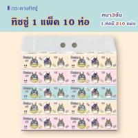 ราคา กระดาษทิชชู่ ห่อยาว กระดาษทิชชู่ลายน่ารัก 1 หิ้ว 10 ห่อ ยกแพค ทิชชู่เช็ดหน้า (23211486951)