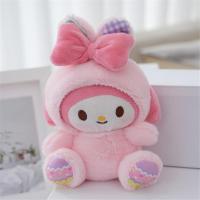 ราคา 16cm Sanrio Plush Toys Cute Kuromi Hello Kitty Melody Cinnamoroll Plushie Keychain Bag Pendant Home Decor PP Cotton Stuffed Doll (24193331039)