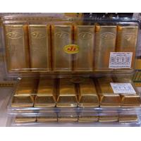 ราคา ช็อกโกแลตทองแท่ง จินนี่โกลด์ ขนาด120กรัม บรรจุ12ชิ้น (9868611900)