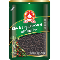 ราคา พริกไทยเม็ดดำ 100 g ซอง ตรามือที่ 1 ง่วนสูน Black Peppercorn (24045069033)