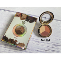 ราคา Eyeshadow อายแชโดว์ทาตา 3 สี เนื้อใยไหม เนื้อแมท กลิตเตอร์ hojo ประกายชิมเมอร์ สีสวยมาก No 8015 (19988873882)