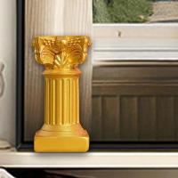 ราคา Fityle เสาขนาดเล็กที่ใส่เทียนแท่งโรมันตกแต่งตั้งโต๊ะสำนักงานแท่นวางของสวนเสาหินโรมันบ้านงานแต่งงาน (23413017963)