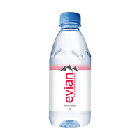 ราคา เอเวียง น้ำเเร่ ในขวดพลาสติก จากฝรั่งเศส 330 มิลลิลิตร Evian Water Bottle imported from France 330ml (9528902773)