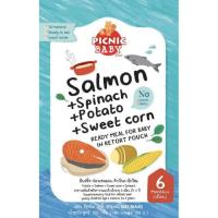 ราคา Picnic Baby ปิคนิค เบบี้ อาหารเสริมสำหรับเด็ก ซุป โจ๊ก อาหารเด็ก พร้อมทาน 6 เดือนขึ้นไป ฮาลาล 100 120g (20747182951)