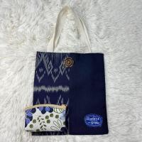 ราคา กระเป๋าผ้าขาวม้า กระเป๋าผ้าคราม ขนาด 10 x 9 นิ้ว แถมกระเป๋าใส่เหรียญใบเล็ก สั่ง 1 ได้ 2 ใบ กระเป๋าลายไทย ของที่ระลึก ของชำร่วย ของฝาก กระเป๋าพื้นเมือง (24432336967)