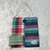 ราคา กระเป๋าผ้าขาวม้า กระเป๋าผ้าคราม ขนาด 10 x 9 นิ้ว แถมกระเป๋าใส่เหรียญใบเล็ก สั่ง 1 ได้ 2 ใบ กระเป๋าลายไทย ของที่ระลึก ของชำร่วย ของฝาก กระเป๋าพื้นเมือง (22864748496)