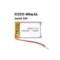 ราคา แบตเตอรี่กล้อง Anytek Q2N A60 A78 G66 G1W Capacitor 402030 532533 3 7V polymer lithium battery สำหรับ GPS mp4 โทรศัพท์ ลำโพง กล้องติดรถยนต์ (12332102843)