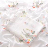 ราคา ผ้าอ้อมสาลู 32นิ้ว 78cmx80cm cottonแท้100 รุ่ยแย็บขอบบล (24524208612)