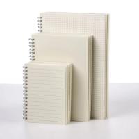 ราคา 80แผ่น สมุดโน๊ต ปกใส สันห่วง เส้นกริด เส้นจุด ไม่มีเส้น มีเส้น A5 A6 B5 (24306267569)