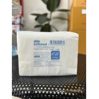ราคา 100ชิ้น ห่อ Softmed Gauze ซอฟท์เมด ผ้าก๊อซฝ้าย ผ้าปิดแผล หนา 8 ชั้น มีขนาด 2x2 3x3 4x4 พร้อมสงจาก กทม (21727401725)