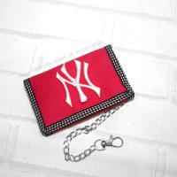 ราคา WL3F ปักลายนูน NY กระเป๋าสตางค์แบบสั้น พร้อมโซ่ทุกอัน ช่องเหรียญ ช่องใส่แบงค์มีซิปปิด กระเป๋าเด็ก (19172618954)