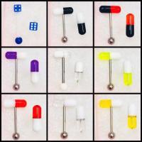 ราคา จิวลิ้น ใส่ได้ทั้งลิ้นและหู ก้านสแตนเลสแท้ แคปซูล UV หลาก จิวลิ้น จิวเจาะลิ้น จิวใส่ลิ้น เจาะตามร่างกาย เครื่องประดับร่างกาย (2310186777)