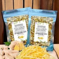 ราคา ขิงซอยอบแห้ง ซอยเป็นเส้น บรรจุซองละ 30 กรัม (24153765953)