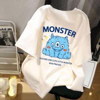 ราคา XANLYSHE เสื้อทีเชิ้ตแขนสั้นฤดูร้อนสีขาวลายหมีสตรอเบอรี่แบบสดใสสำหรับผู้ชายและผู้หญิงเสื้อแนววินเทจสไตล์เกาหลีแบบหลวมๆแมทช์ลุคง่ายสำหรับวัยรุ่นคู่รัก (24106935516)