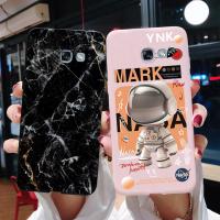 ราคา เคส Samsung Galaxy A7 2017 SM A720F นิ่มลายหินอ่อนนักบินอวกาศสีดำบางสำหรับ A720F Samsung A7 2017 (17475074583)