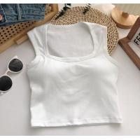 ราคา YIFAFA เสื้อ ครอป บราครอป เอวลอย ฟองน้ำในตัว Tank Women (23264448454)