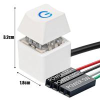 ราคา สวิตช์ตั้งโต๊ะคอมพิวเตอร์1 96M 1 8M เมนบอร์ดคอมพิวเตอร์ปุ่มเปิด ปิดไอโฟนสตาร์ทภายนอกสายต่อขยายสำหรับสำนักงานพลังงานเริ่มต้นภายนอก (22406091453)