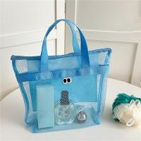ราคา HNQH Waterproof Handbag Style Cute Mesh Bag Waterproof Bag Convenient Travel Beach Bag Outdoor StorageTote Bag (23453596777)