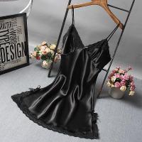 ราคา YIFAFAชุดนอนซาติน ชุดนอนเซ็กซี่ ชุดนอนเเซ่บๆ ไซต์ S XXL นน 40 95 kg สายเดี่ยว กระโปรงขอบแต่งลูกไม้ พร้อมจัดส่ง (23212025892)