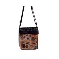 ราคา Ethnic style shoulder bag embroidered butterfly rabbit crossbody bag casual canvas bag cute phone bag (23418753168)