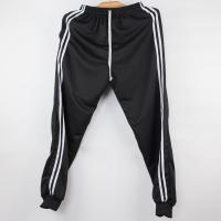 ราคา กางเกงวอร์มขายาว พื้นดำแบบปล่อย มีแถบข้างสองแถบ ถูกมากใส่ทำงานใส่กันลม มีกระเป๋าข้างเดียว (23786543858)
