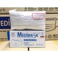 ราคา FLA SH SALE หน้ากากอนามัยMEDIMASK ASTM LV1 ใช้ทางการแพทย์ (24455676930)