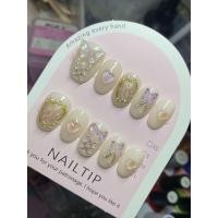ราคา เล็บปลอมเจล ทรงอัลมอนด์สั้น แถมฟรีกาว ตะไบทุกชุด (22329599126)