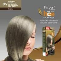 ราคา สีย้อมผม Farger ฟาเกอร์ 9 7 สีบลอนด์อ่อนมากพิเศษประกายเขียวหม่น (18963436802)