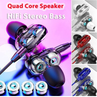 ราคา In Ear Earbuds หูฟัง 9D HiFi หูฟังเล่นเกม หูฟังแบบสอดหู ไมโครโฟนคมชัด พร้อมปุ่มมัลติฟังก์ชัน ควบคุมทันใจ เบาสบาย ใช้งานง่าย Earphone 3 5mm Wired Earpods Earphones (13169115124)