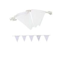 ราคา ธงราวสีขาว ธงตกแต่งประดับ ธงPVC เชือกไนล่อน ธงจัดงาน ธงจัดกิจกรรม ยาว 18 เมตร ธง 35 ผืน ขาวล้วน (11230445404)