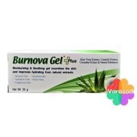 ราคา Burnova Gel Plus 25g เบอร์นโนว่า เจล พลัส เจลว่านหางจระเข้ 25 กรัม (17564788041)