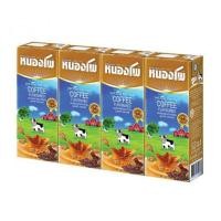ราคา หนองโพ นมพร้อมดื่มยูเอชที รสกาแฟ 225 มิลลิลิตร แพ็ค 4 (397063379)