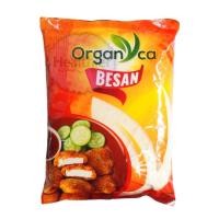 ราคา มีอย แป้งถั่วลูกไก่ ถั่วลูกไก่ 100 เบซัน Besan Flour Gram Flour Chickpea 100 ตรา Organica 500 กรัม (17651713817)