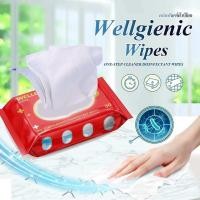 ราคา กระดาษทิชชู่เปียกฆ่าเชื้อโควิด ฆ่าเชื้อโรคและแบคทีเรีย กำจัดเชื้อตายทุกสายพันธุ์ WELLGIENIC ทิชชู่เปียก 1 ซอง 30 แผ่น (19911573251)